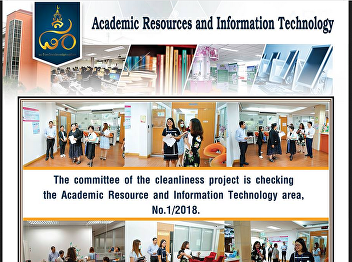 The project committee building pretty
good no sewage. Check the cleanliness of
buildings and the environment. Of the
Office of Academic Resources and
Information Technology for the first
time in 2018.