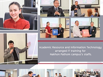 Information Technology Training for
Education Personnel at Nakhon Pathom
Province