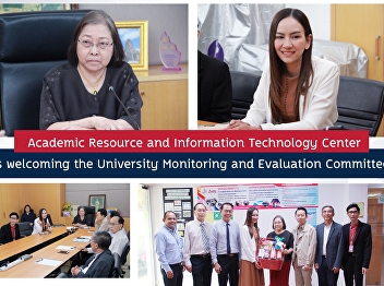 Welcoming the monitoring and evaluation
committee of the university