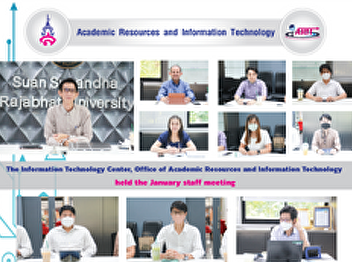 The Information Technology Center,
Office of Academic Resources and
Information Technology held the January
staff meeting