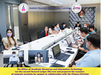 The Office of Academic Resources and
Information Technology run the second
General Ledger (GL) test and prepared
the issuance of separate accounts by
campus in collaboration with the Finance
Division.