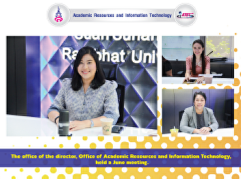 The office of the director, Office of
Academic Resources and Information
Technology, held a June meeting.