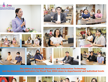 The Office of Academic Resources and
Information Technology met the
transmission indicators for Fiscal Year
2024 down to departmental and individual
levels.