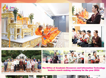 The Office of Academic Resources and
Information Technology hosted a
merit-making ceremony for the year 2024