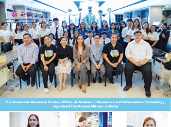 The Academic Resource Center, Office of
Academic Resources and Information
Technology, organized the Human Library
activity.