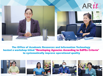 The Office of Academic Resources and
Information Technology hosted a workshop
titled 