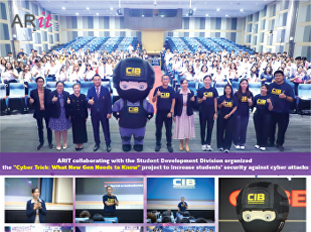 ARIT collaborating with the Student
Development Division organized the
