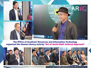 The Office of Academic Resources and
Information Technology organized the
Human Library activity 