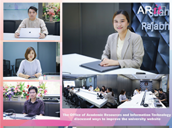 The Office of Academic Resources and
Information Technology discussed ways to
improve the university website.