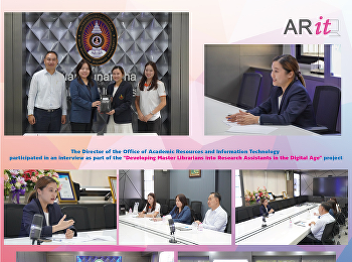 The Director of the Office of Academic
Resources and Information Technology
participated in an interview as part of
the 