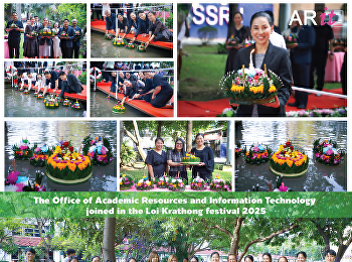 The Office of Academic Resources and
Information Technology joined in the Loi
Krathong festival 2025.